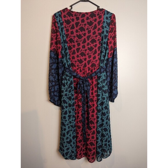 Matilda Jane Women's Multi-color Hi Lo A Little Party Dress #28690D Size S Sheer - Picture 10 of 13